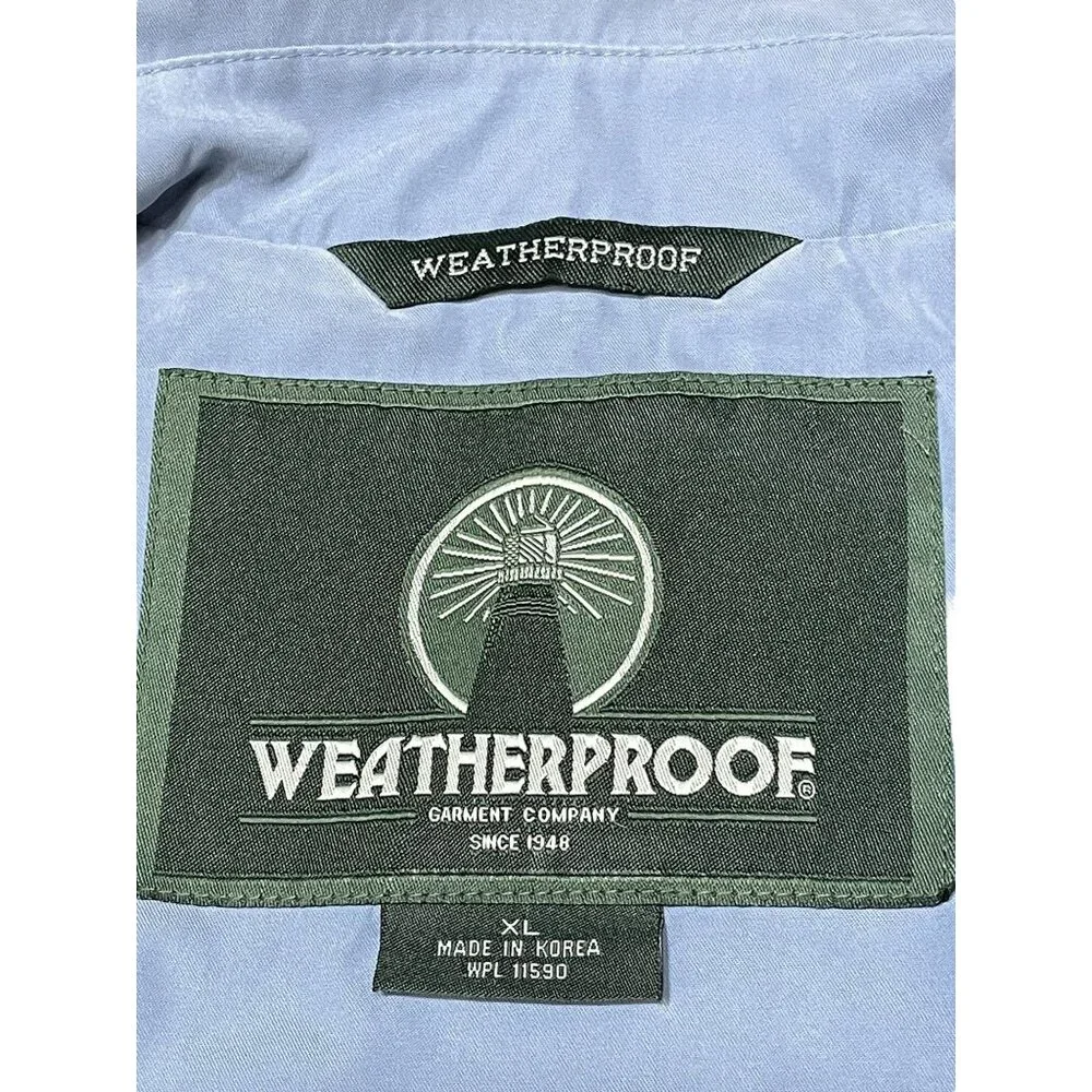Wetherproof. Vintage Blue‎ Windbreaker Jacket Size XL